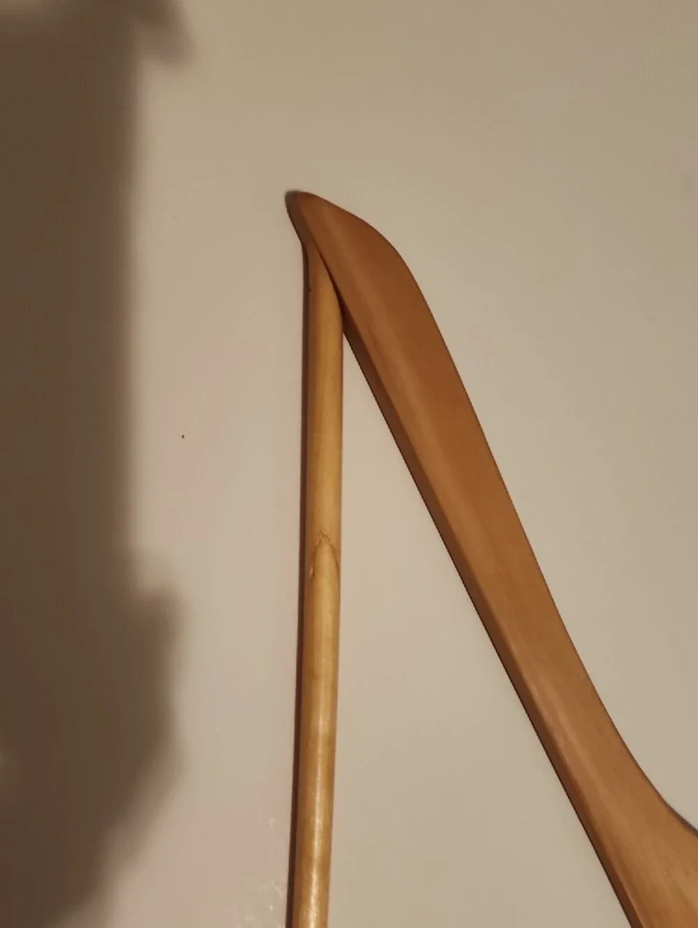 Wooden Suit Hangers - Natural Wood Tone (Set of 5)